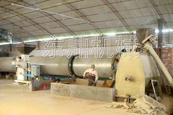 河北武安啤酒糟烘干機現(xiàn)場