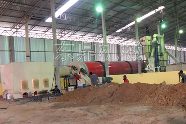 泰國啤酒糟烘干機項目現(xiàn)場